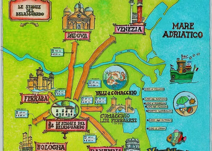 Frühstückspension Le Stanze Del Belriguardo 3*